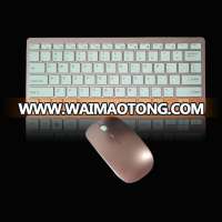 Mini 2.4G wireless wireless combo ultra slim keyboard and mouse set